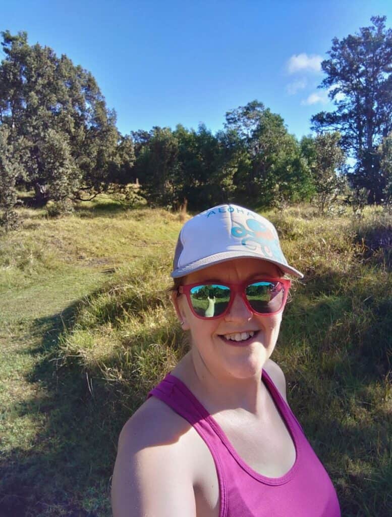 Me doing the Glover Trail loop