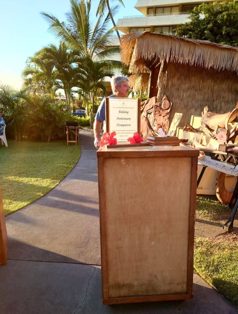 podium desk to submit a special celebration you want the MC to announce